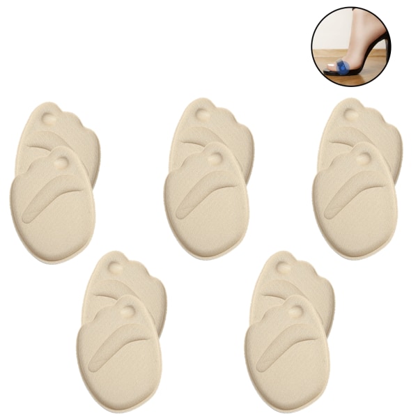 5 Pair - Soft sponge Forefoot Heel Cushion Inserts for Women