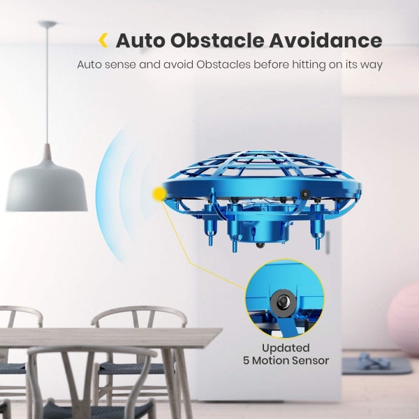Drone for Kids Leker Håndbetjent Mini Drone UFO Flying Ball