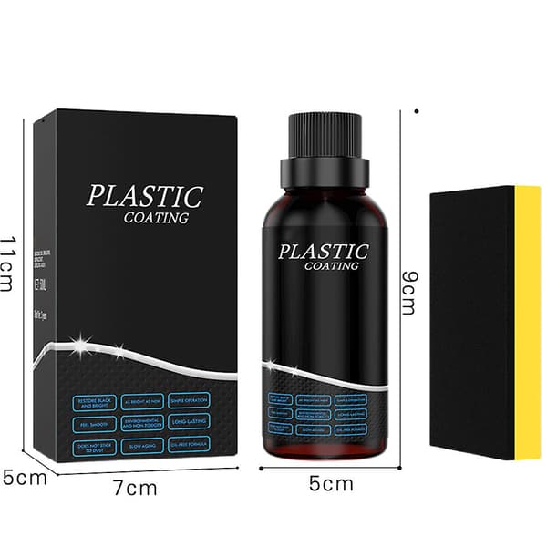 Bil plastdeler reparasjonsmiddel instrumentpanel bilrengjøringsmiddel 30ml A