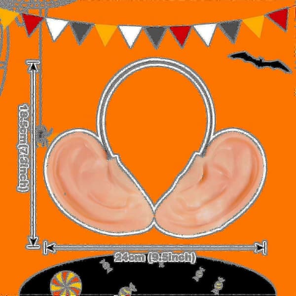 Överdimensionerat jätte-öron-pannband för Halloween Cosplay A
