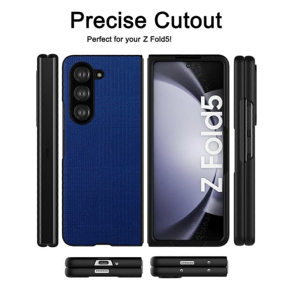 ViLi TH Series Stötsäkert TPU + PC Mobilskal för Samsung Galaxy Z Fold5 Blå