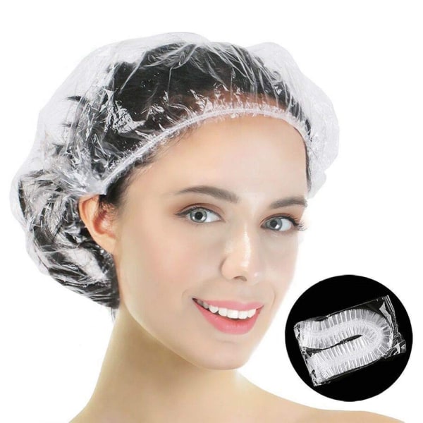 Bathroom hat Disposable 100PCS Bath Caps Large Thick Hair Cap