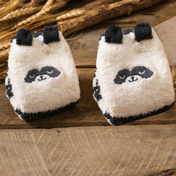 Kvinder Damer Vinter Varme Sokker Fleece Dyre Bløde Søde Fluffy Lounge Hjemmesko Sok Nye A