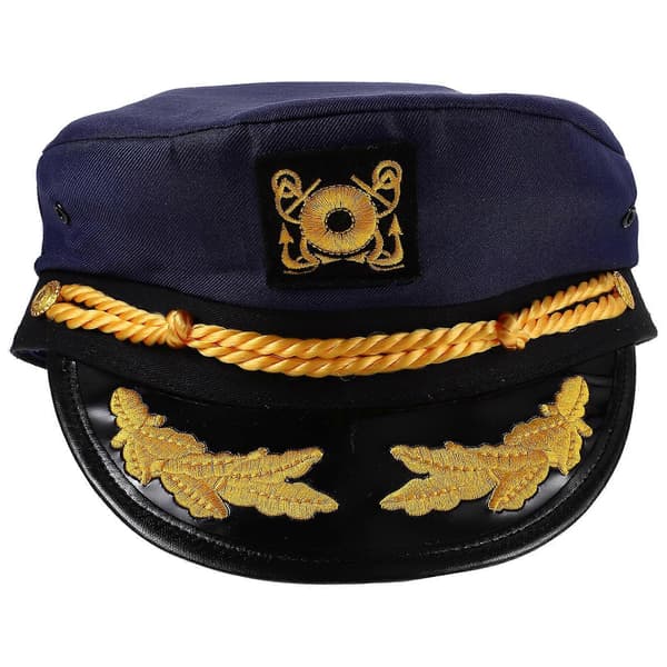 Hatt Halloween-dekorasjon for voksne i marineblå polyester 1-pakning A