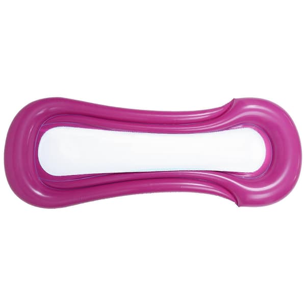 PVC oppustelig flydemåtte til vandaktiviteter med net 160X60X15CM perfekt til afslapning 1 sæt A