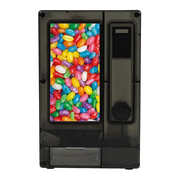 Retro Min søt salgsautomat multifunksjonell tyggegummi nøttedispenser egnet for tyggegummi godteri søtsaker A
