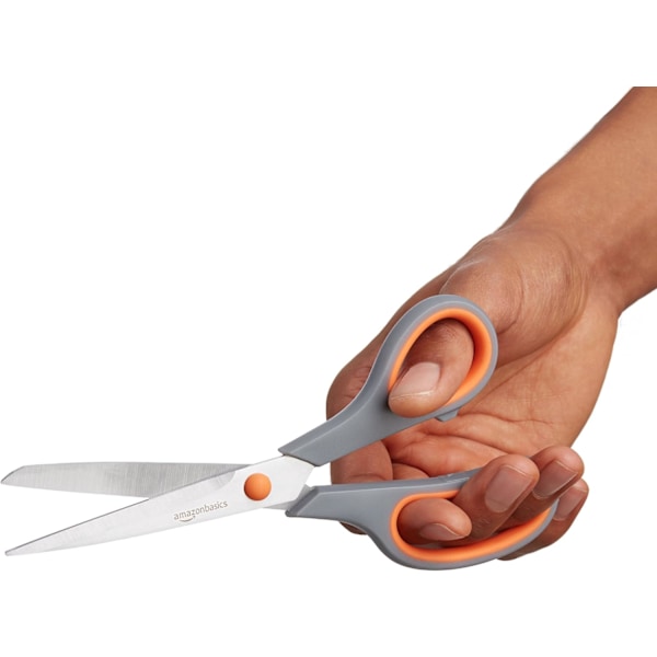 Ergonomisk design, mångsidiga skäregenskaper inklusive papper, kartong, tyg, foton, rostfria stål saxar, skärpebevarande