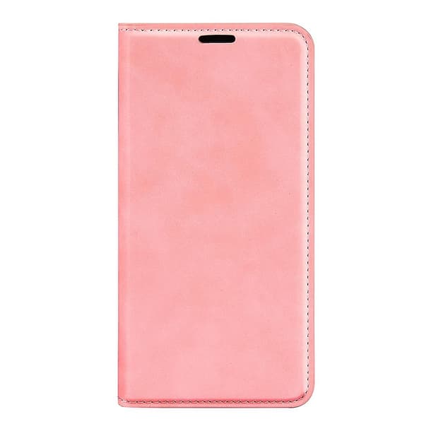 Magnetiskt sugande läderfodral för OnePlus Nord 2T 5G Rosa