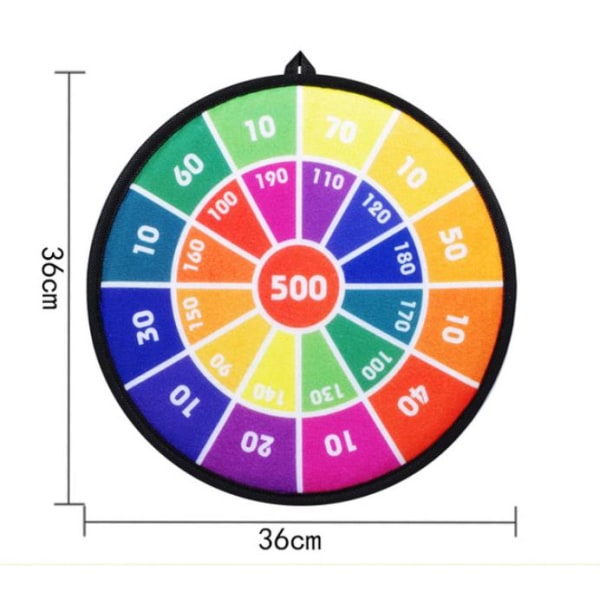 Dartleker for barn, tosidig sikker darttavle for barn med