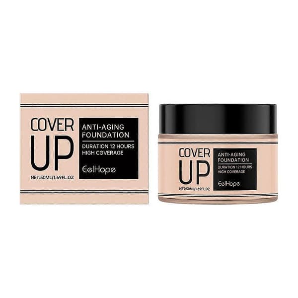 Cover Up Slow-Aging Foundations Varighed 12 Timer Høj Dækning 50ml