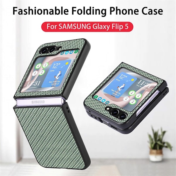 Kolfiber vikbart telefonfodral för Samsung Galaxy Z Flip5