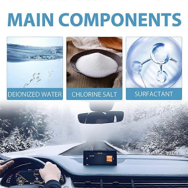 Automatisk frontrute avisingsspray snøfjerner for biler 100 ml frontrute defroster vintertilbehør for bil smelter is umiddelbart