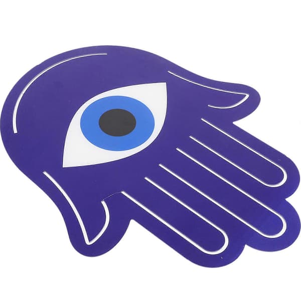 Mørkeblå Evil Art Sticker Akryl Håndspejl til Soveværelse A