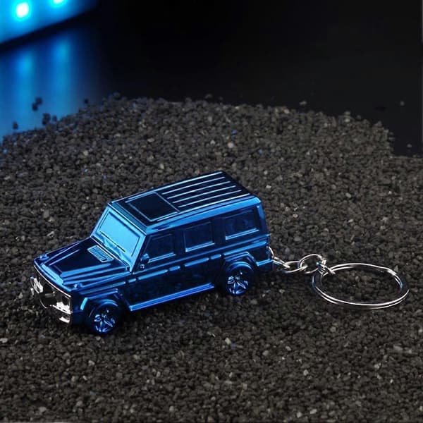 Miniatyr bilformet EDC lighteranheng, påfyllbar butan, bilsamlerobjekt A