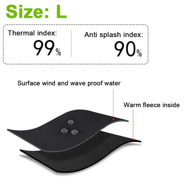 Vattentäta skidhandskar för män och kvinnor, isolerade för vintern