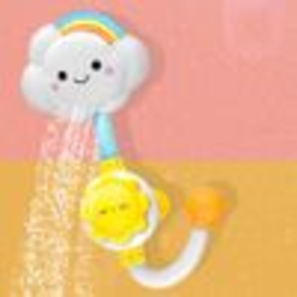 Sött Mönster Baby Badkar Leksak, Icke-Elektrisk Dusch Vattenleksak för Interaktivt Babybad, Perfekt för Färgstark Badlek, 1 ST