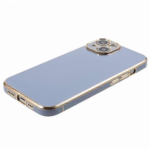 Kompatibel med iPhone 14 Plus-deksel Glanset 6D galvanisering TPU beskyttelsesdeksel A