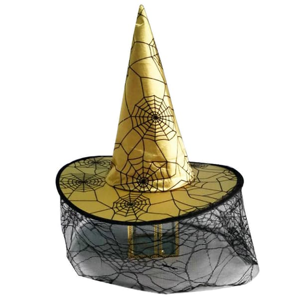 Halloween Heksehat Troldmandshat Festkostume Hovedbeklædning Hat Mode Cosplay Hat Diversificeret Langs Hat Kæreste Børnegave E A