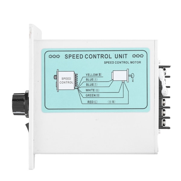 AC 220V 50Hz 15-400W Digital Justerbar Trinløs Motorspeed Controller 0-1450rpm (400W)