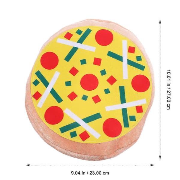 Rolig Pizzahatt Festdekoration för Halloweenkostym A