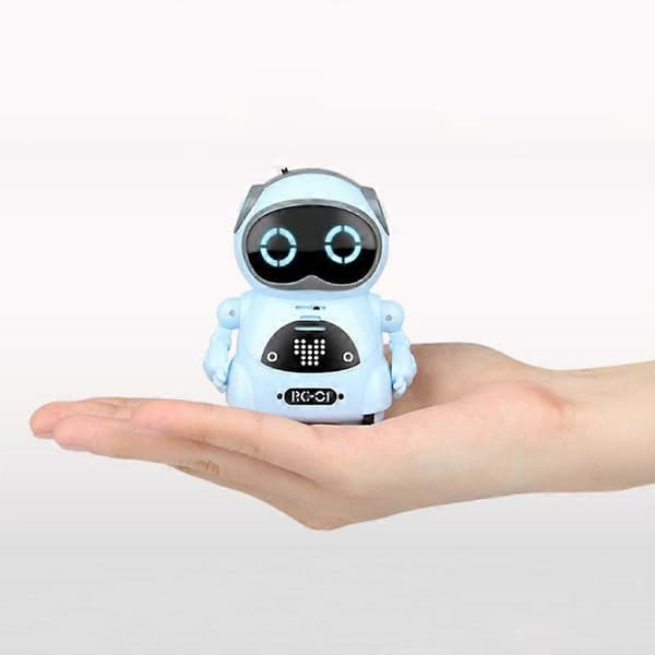 Multifunktionel elektrisk stemme smart mini lommefjernbetjening tidlig pædagogisk interaktion eventyrrobot ny A