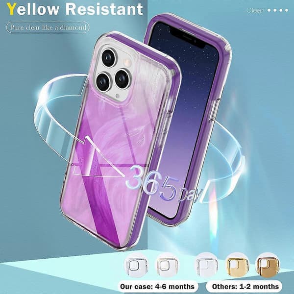 Til iPhone 11 Pro-deksel Støtsikkert PC+TPU-telefondeksel med gradient fjærmønster A