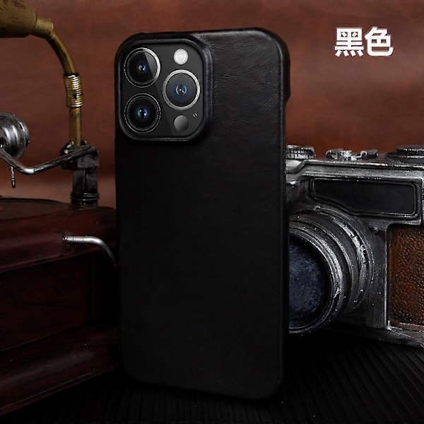 Etui til iPhone 13 Mini Sort High-end Læder No6687 A