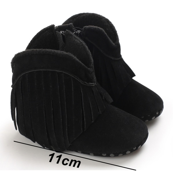 Baby shoes baby tassel warm boots winter warm cotton shoes