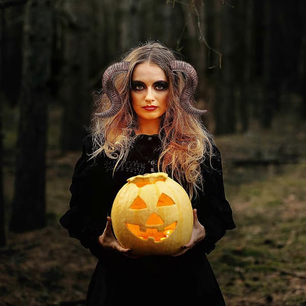 Halloween Hodeplagg Kreativ Hårbøyle for Dekor 1 stk Gylden A