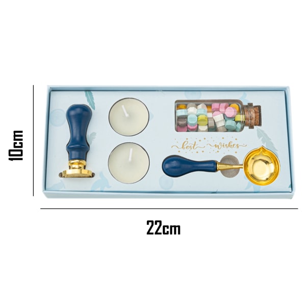 Sigillkit, Vintage Personlig Sigillstämpel i vax