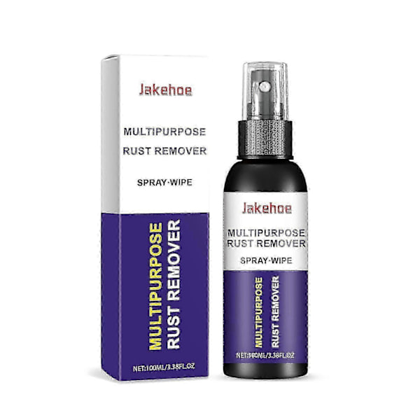 Multifunktionel Rustfjerner Spray - Effektiv Metalplet- og Gul Rustfjerner, 100ml A