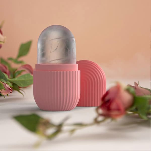 ISANSIKTSROLLER, Isansiktsmassager Hudvårdsverktyg Ögonpuffi (rosa)
