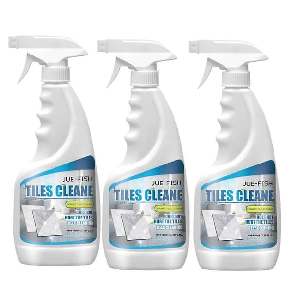 3x 100ml Husholdningsmuggfjerner Spray Muggrensemiddel Møbler Flisfjerning Vegg Gulvrenser Multifunksjonell Muggfjerner A