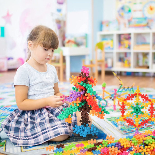 300 stykker byggeklodser til børn STEM-legetøj Uddannelsesbygning
