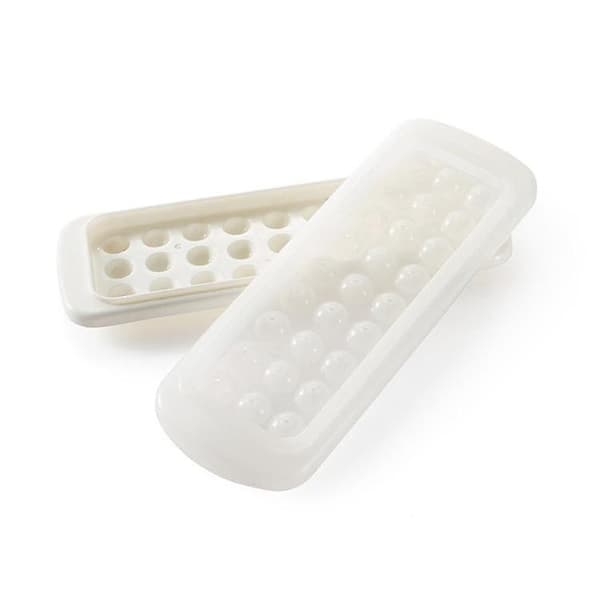 Söt sommarisbricka liten isbox vit A