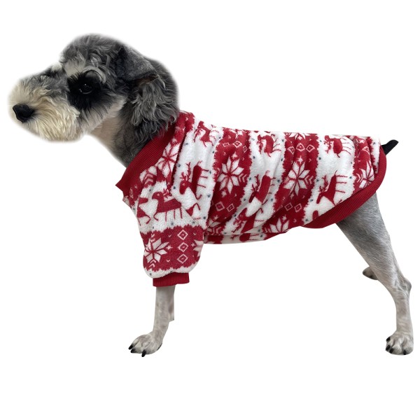 Kylmänkestävä, lämpimänä säilyvä paksuuntunut koiranvaate joulu lemmikki