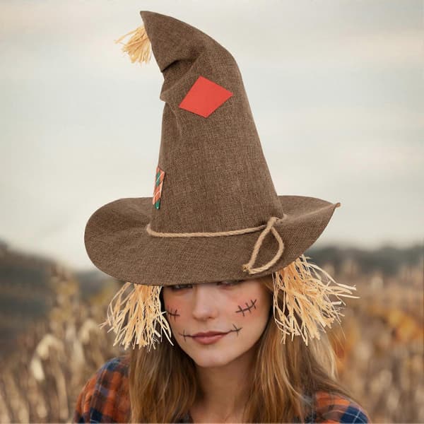 Halloween Fugleskræmselhat – Justerbar & Åndbar – til Voksne A