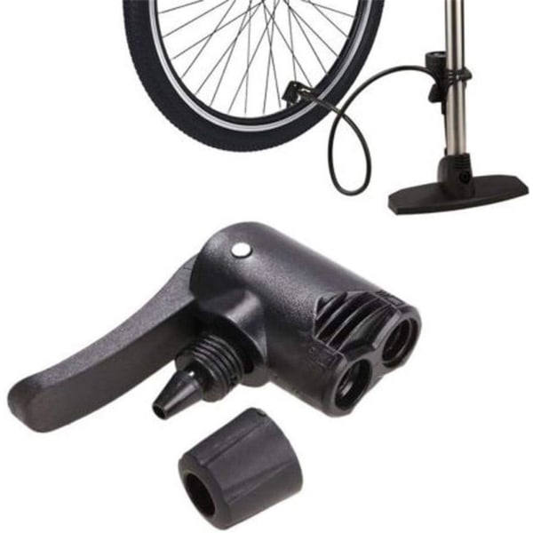 2 stk. Dobbelt Hoved Luftpumpe Ventil Adapter, Universal Cykel