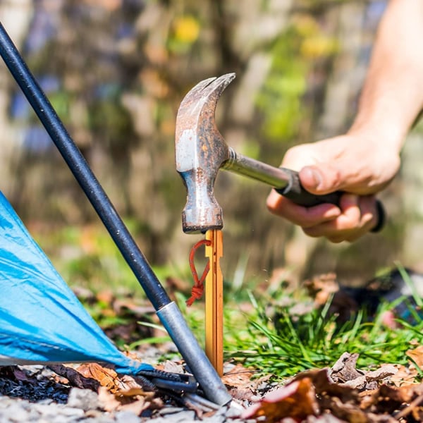 Udendørs telt himmel gardin jordspyd aluminiumlegering kludpose