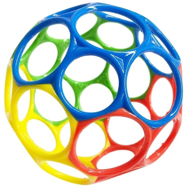 Baby Toy Grab Ball Classic - Fleksibel og enkel å gripe design,