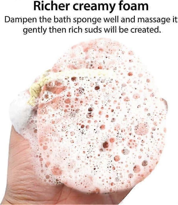 2 stk. badesvamp Loofah kropsskrubber A