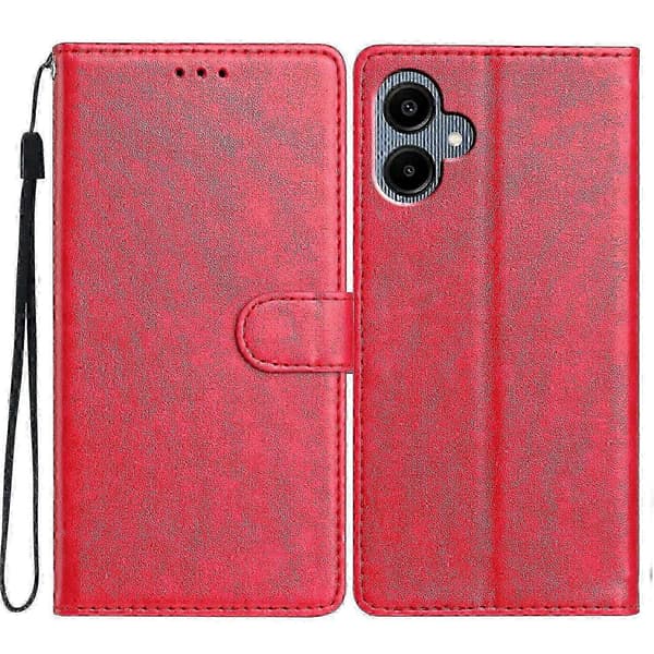 Samsung Galaxy A07 -nahkakotelo, lompakkoteline ja kätevä hihna A