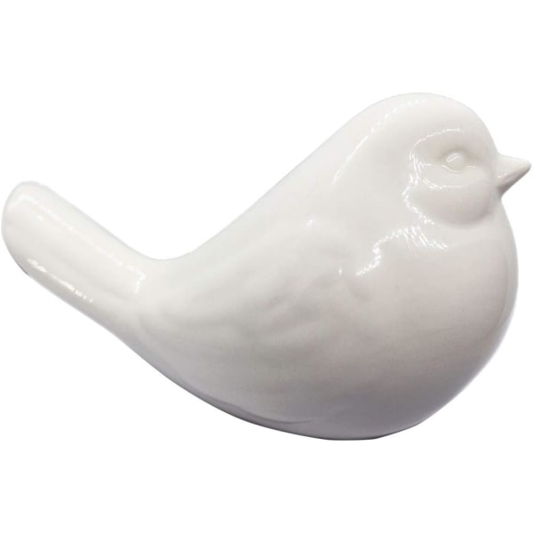 Fuglefigur, Keramisk Chubby Fuglefigur Hytte Dyr Fugl