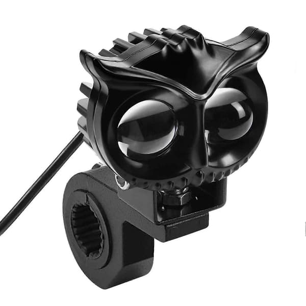 Dc12-85v Kjøretøy Selvbærende Lampe Dobbel Pære Ugle Hjelpespotlight Universal