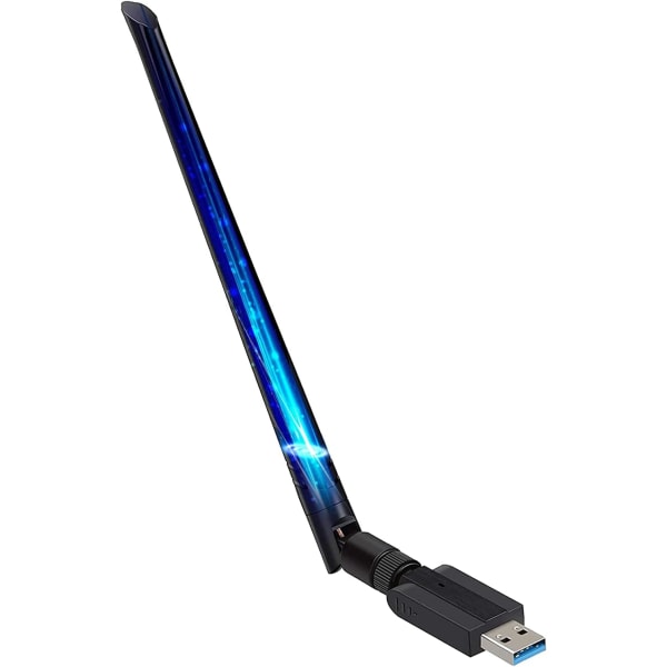 USB WiFi-adapter – 1200M WiFi Dongle High Speed 802.11ac 5dBi