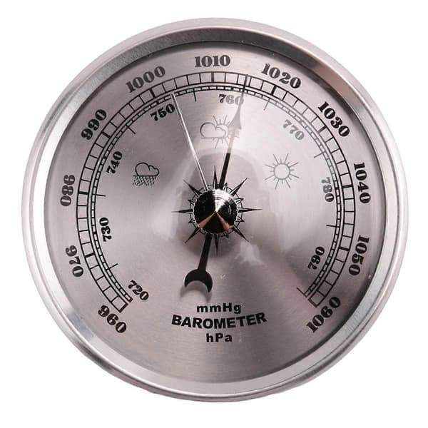 för Hem Tryckmätare Väderstation Metall Vägg Hängande Barometer A