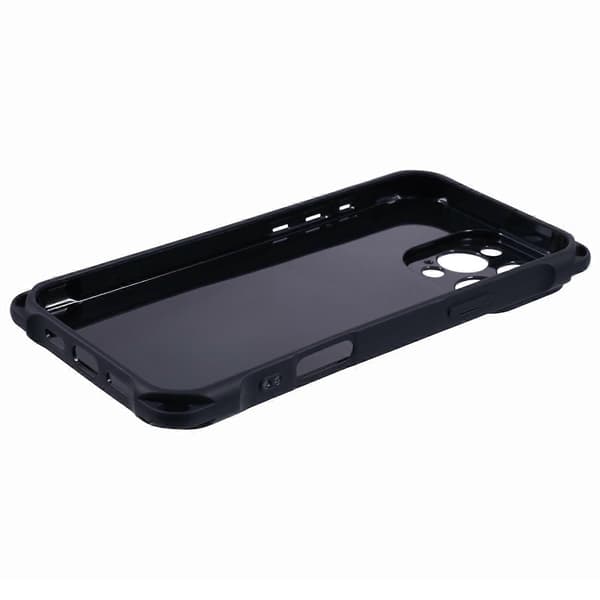 Til iPhone 16 Pro Max etui forstærket hjørnebeskyttelse TPU telefoncover sort