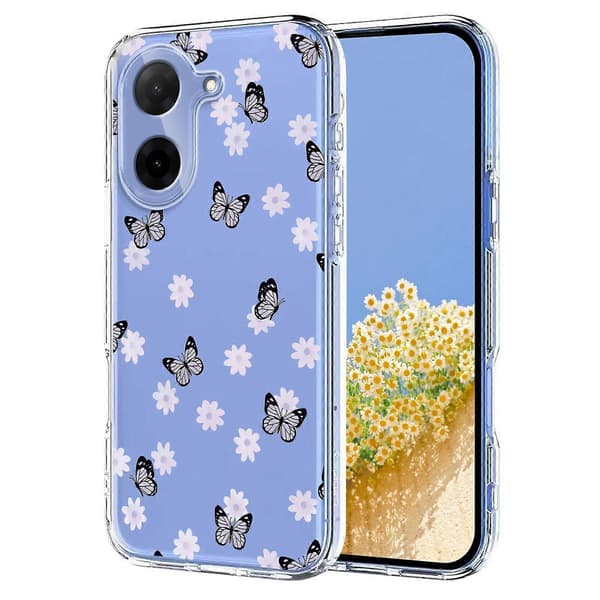 Blommönster Målat TPU-telefonfodral för Redmi A5 4G 171,7 mm / Poco C71 4G