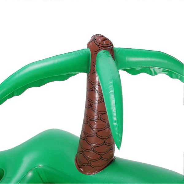 Sommerbasseng PVC oppblåsbar flytende bar - Grønn Coco A