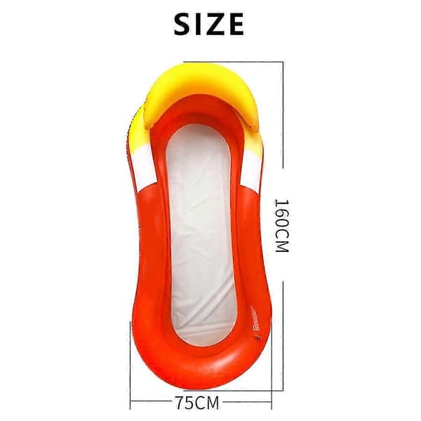 Oppustelig Tanning Pool Lounge Float Vand Hængekøje Pool Rafts Floaties til Sommer Strand Hav 25-26 A